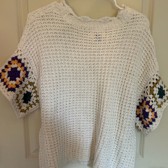Universal Thread Ivory Crochet Sweater - Picture 4 of 5